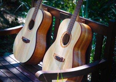 Li'l belle and Southern Belle handmade acoustic guitars